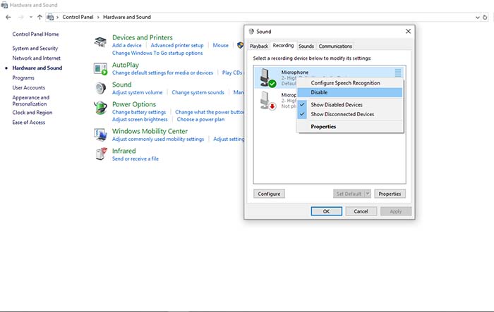 Bật-tắt-micro-trong-giao-diện-control-panel