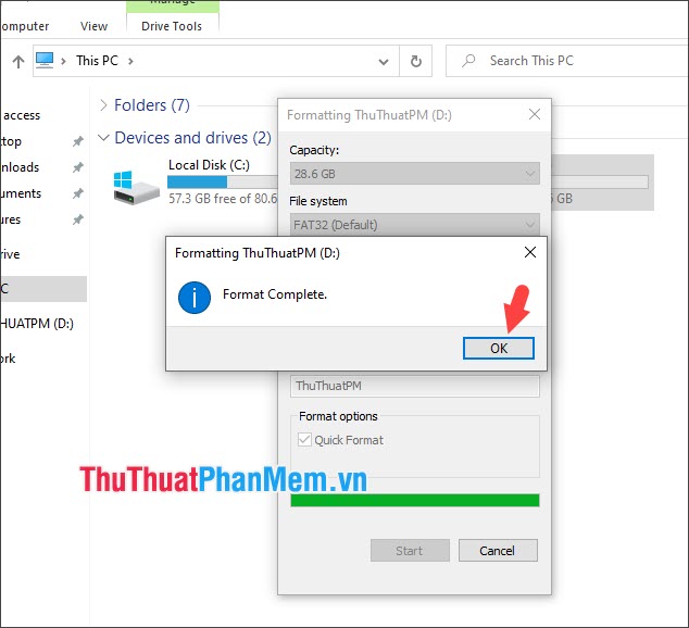 sau-khi-format-xong-ban-bam-ok-de-hoan-tat
